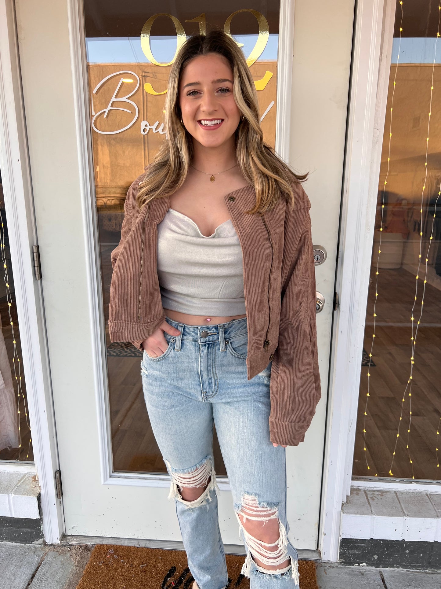 CORDUROY MOTO JACKET