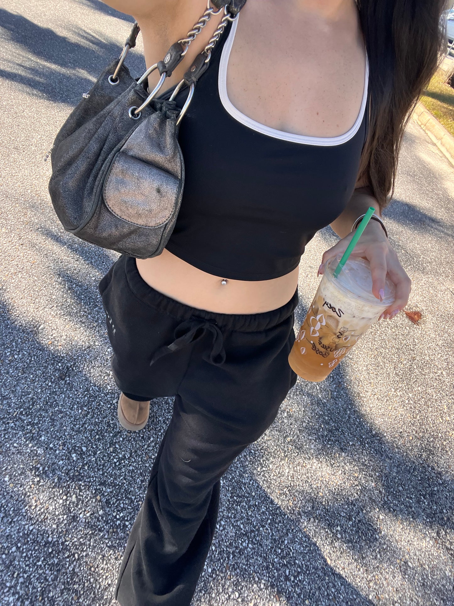TWO TONED LAYERED CAMI TOP