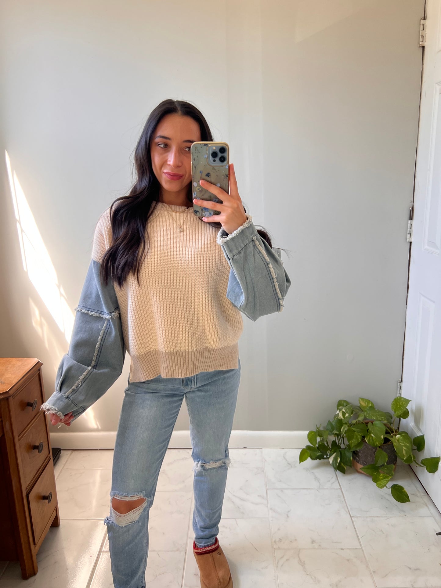 BLUEBERRY OATS SWEATER