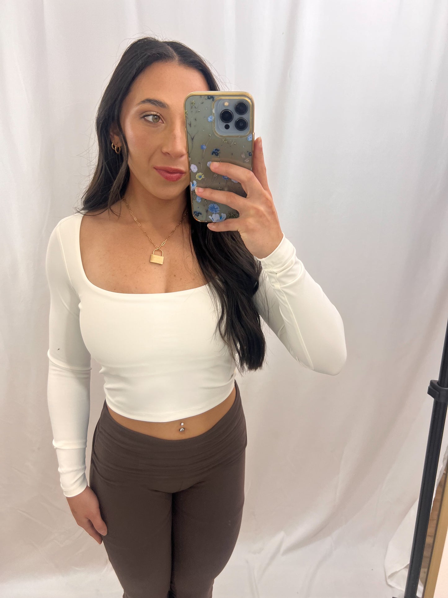 BUTTER SOFT LONG SLEEVE - WHITE