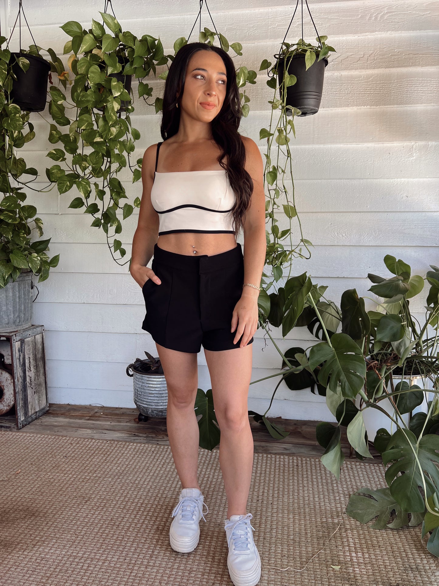 HIGH WAISTED SHORTS