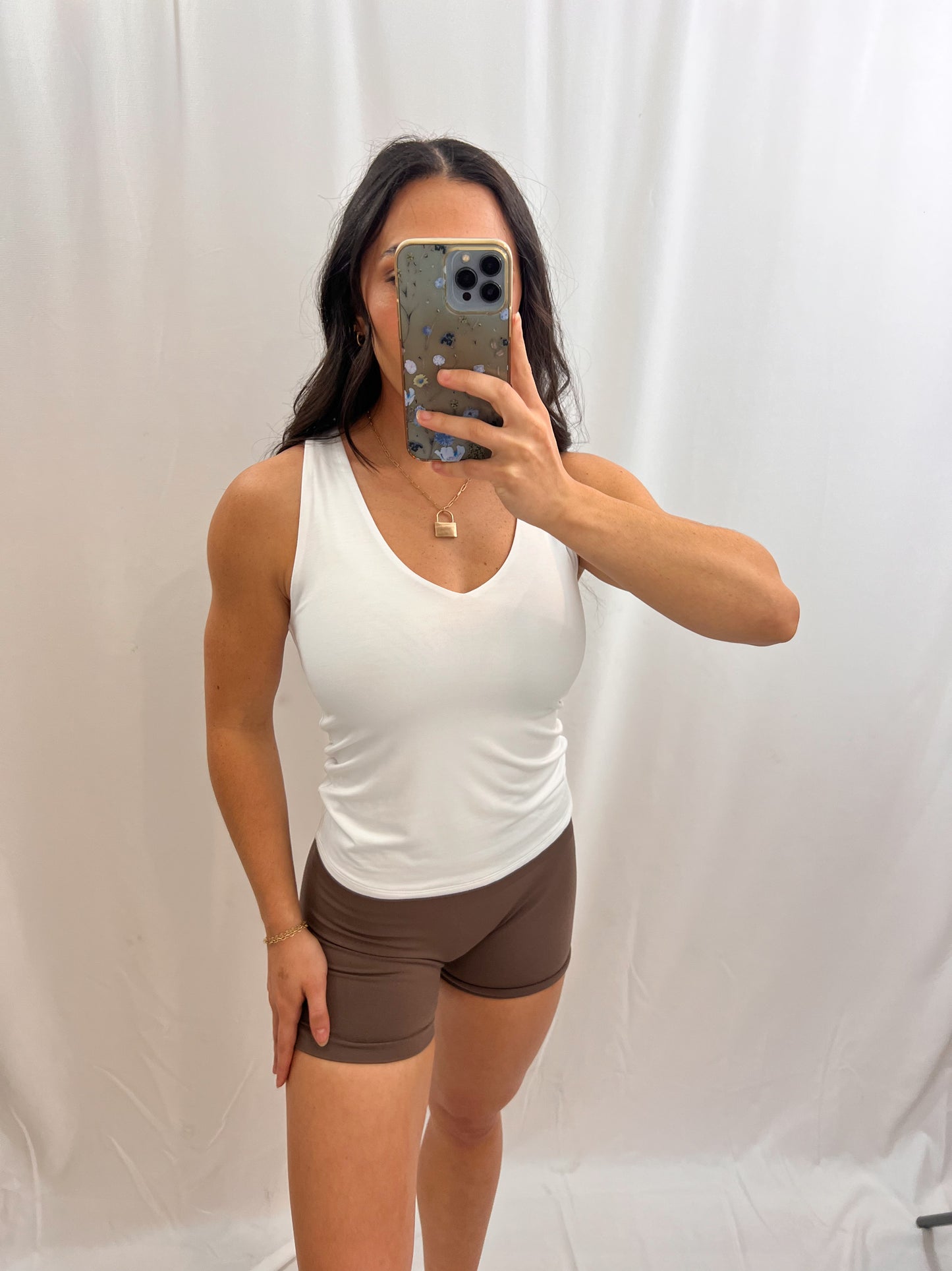 BASIC TANK OFF WHITE