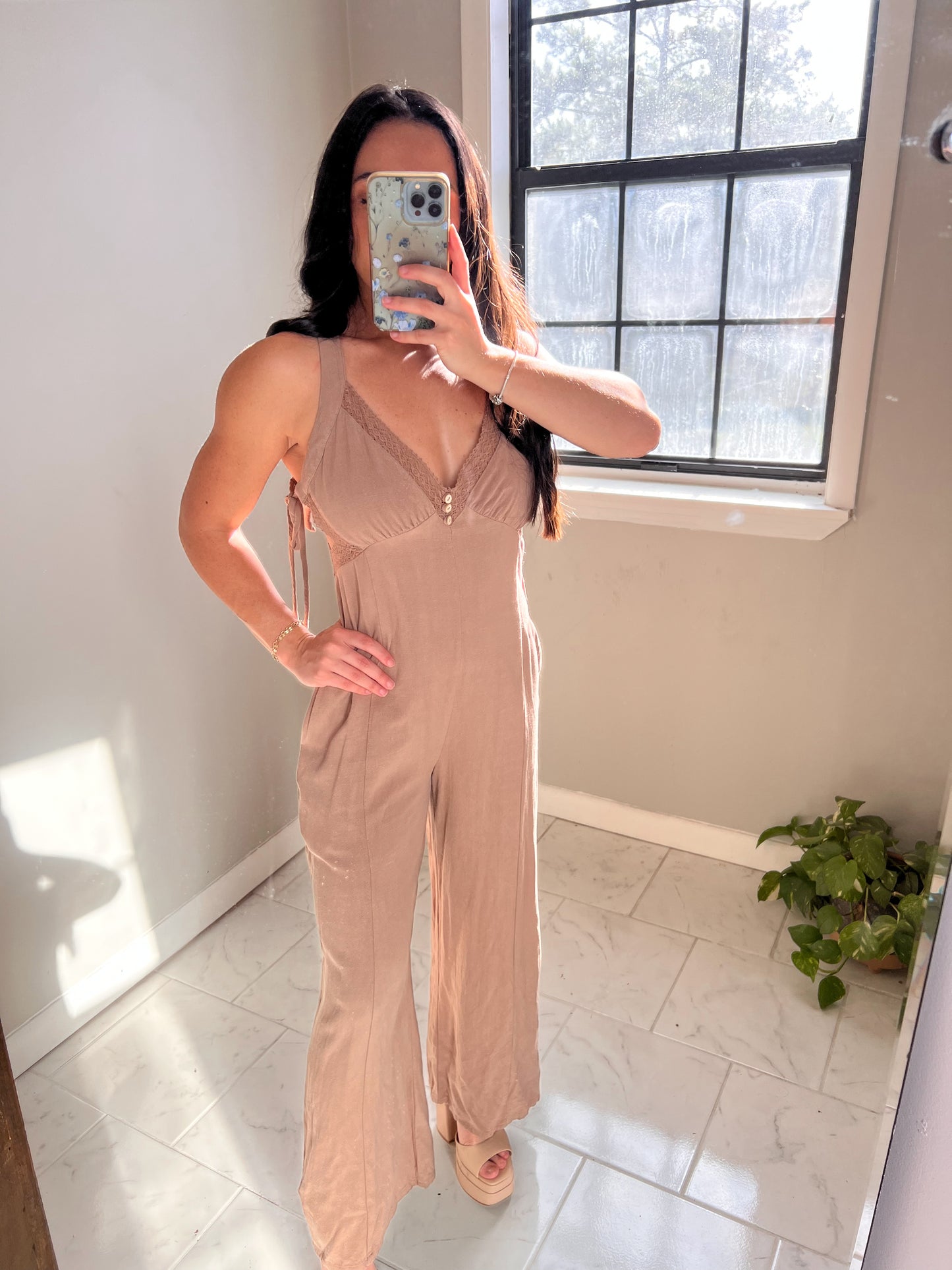 SPILL THE TEA JUMPSUIT