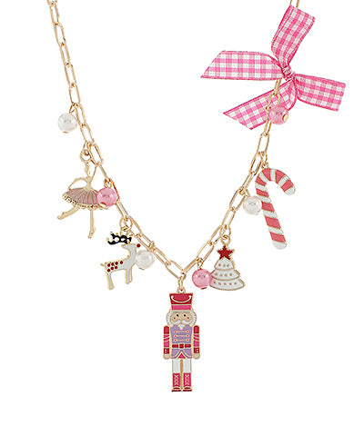 CHRISTMAS NUTCRACKER CHARM NECKLACE