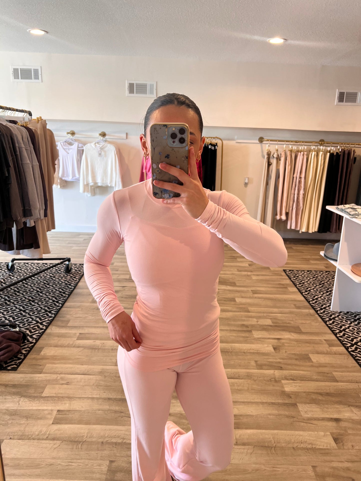 BUTTER SOFT JERSEY LONG SLEEVE - PRINCESS PINK