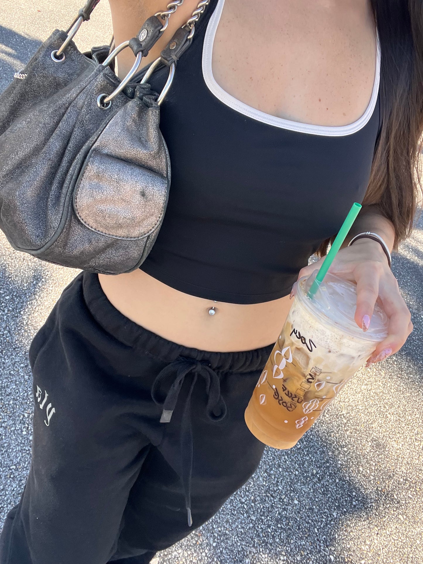 TWO TONED LAYERED CAMI TOP