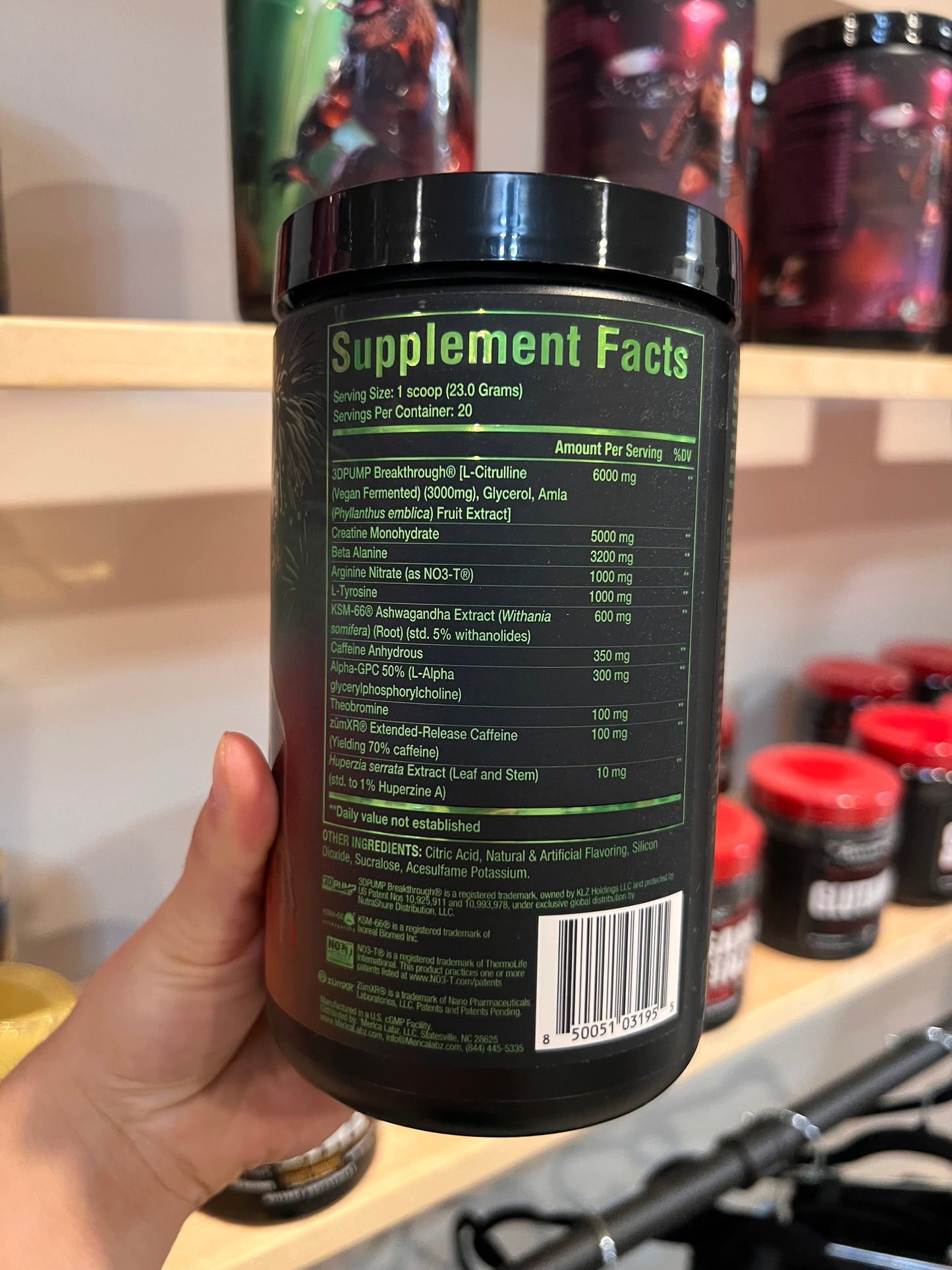 SOUR APPLE REBELLION RED, WHITE, & BOOM PRE-WORKOUT - MERICA LABZ
