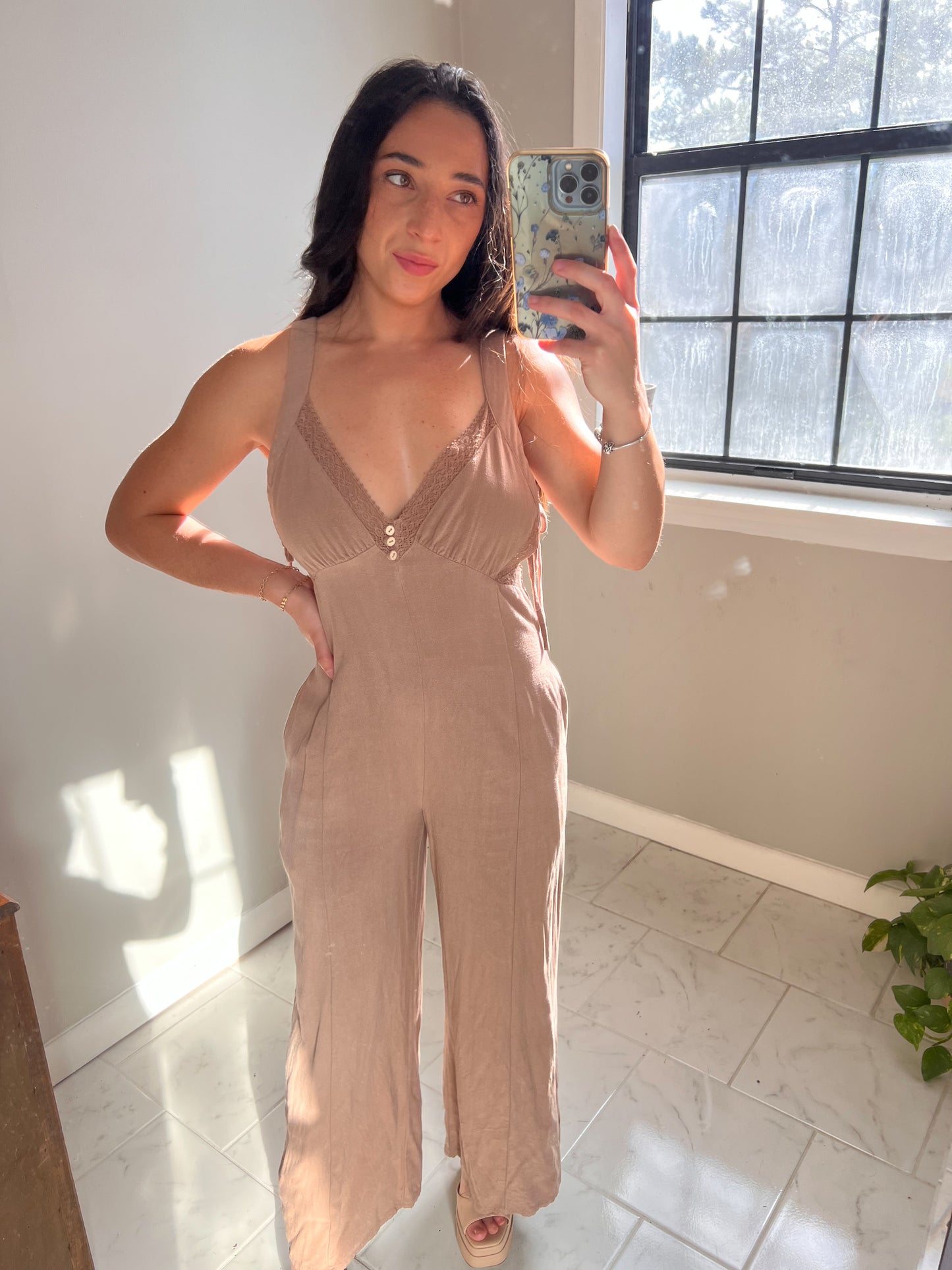 SPILL THE TEA JUMPSUIT