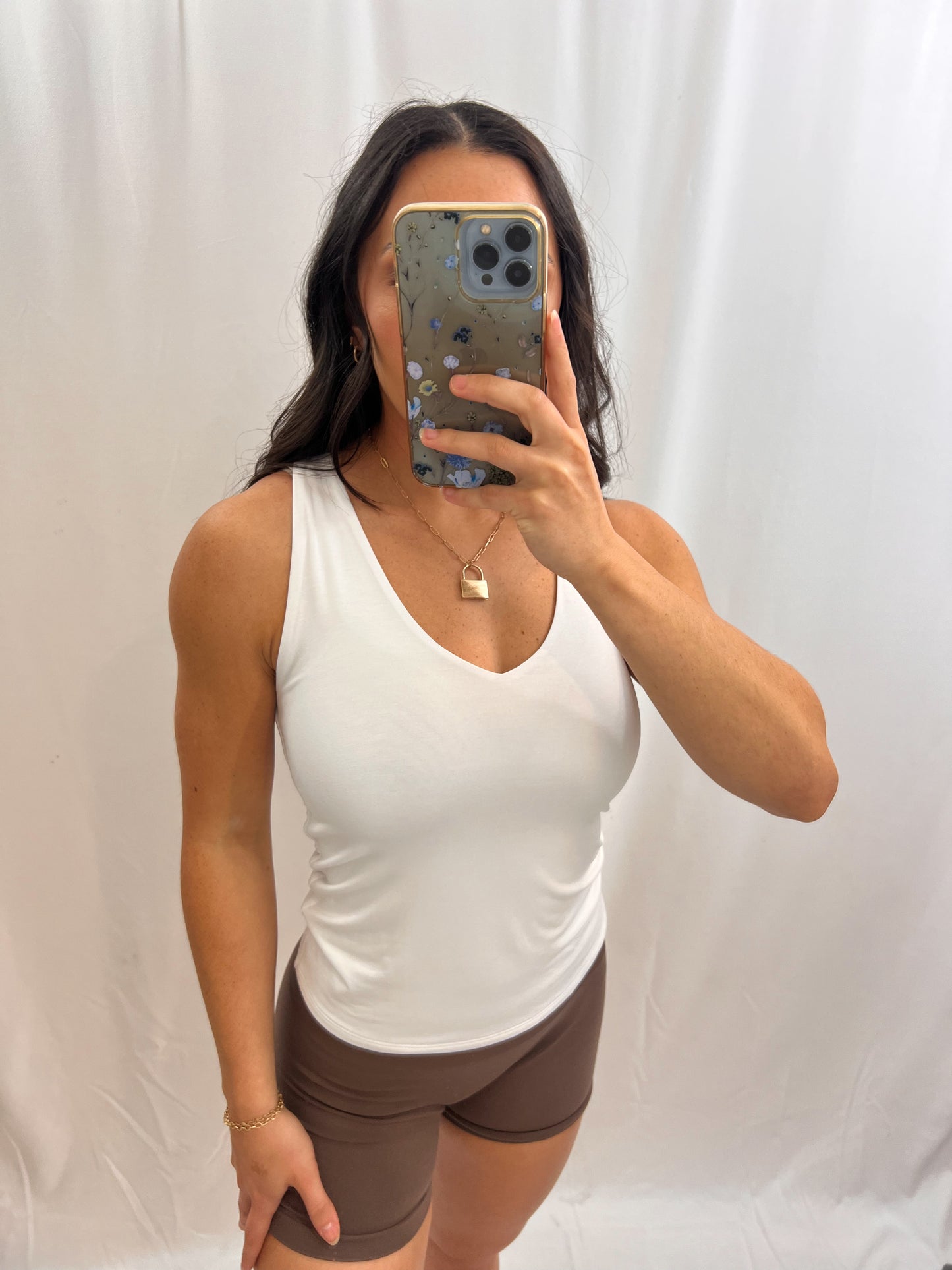 BASIC TANK OFF WHITE