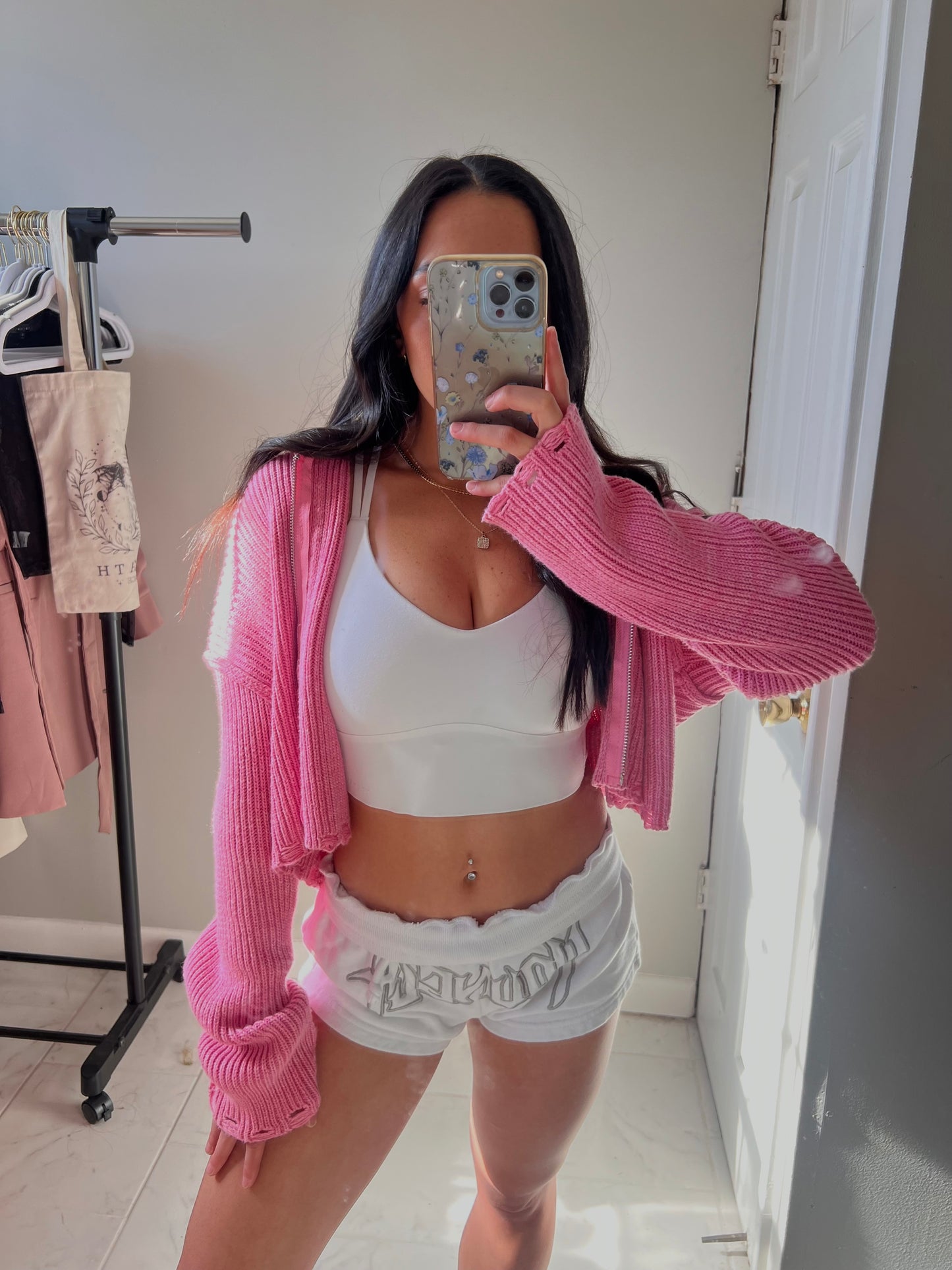 HOODIE KNIT CARDIGAN