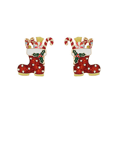 CHRISTMAS BOOT EARRINGS