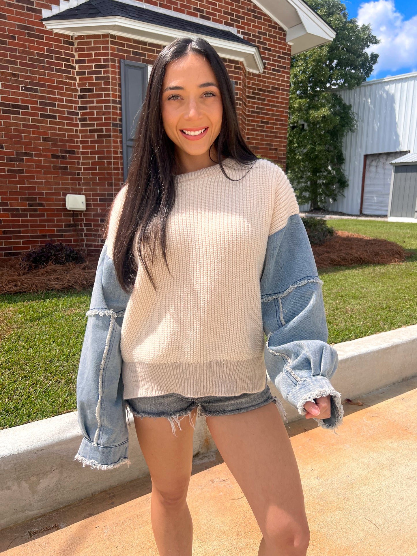 BLUEBERRY OATS SWEATER