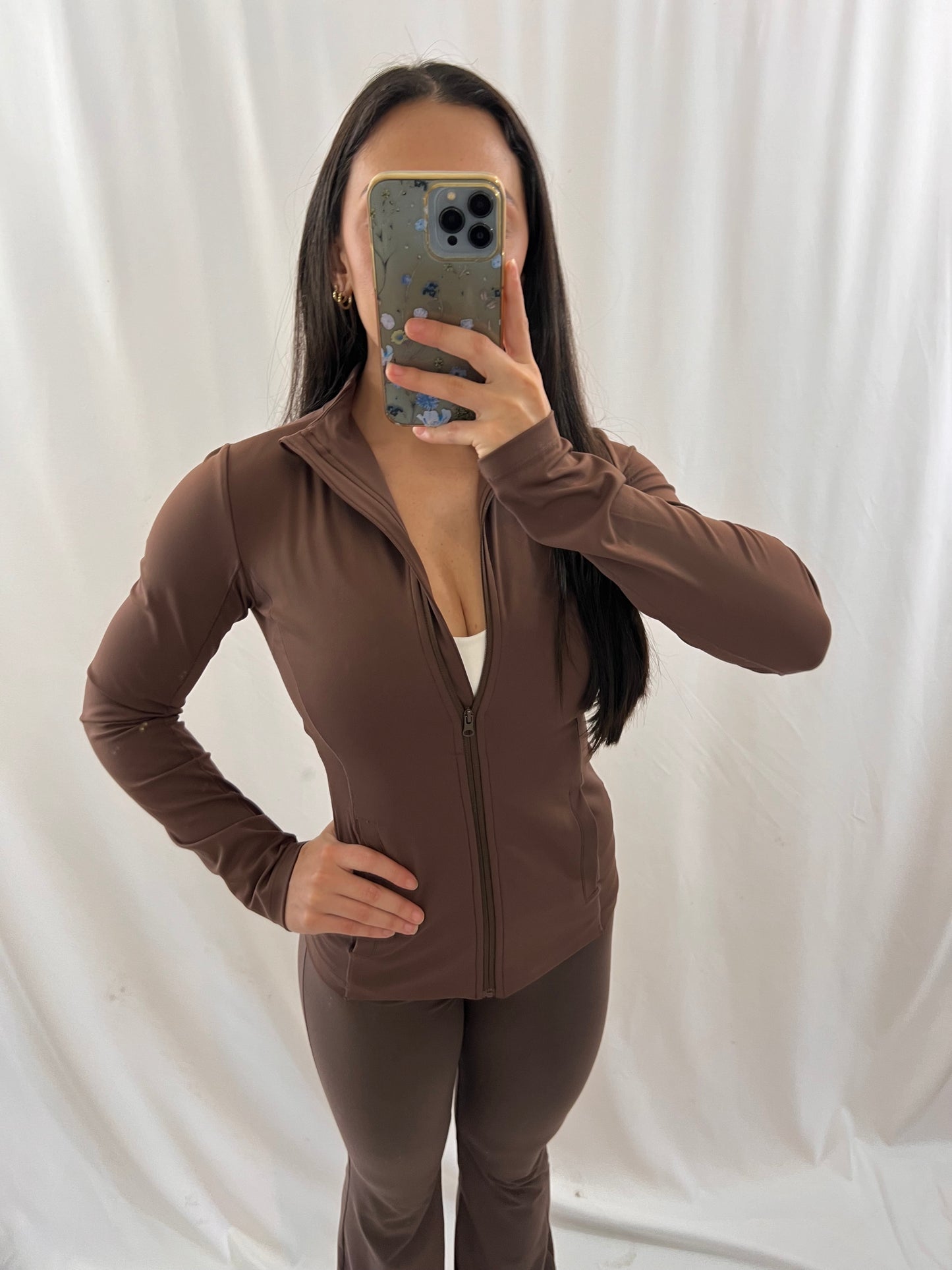 BUTTER SOFT FITTED JACKET CHOCOLATE