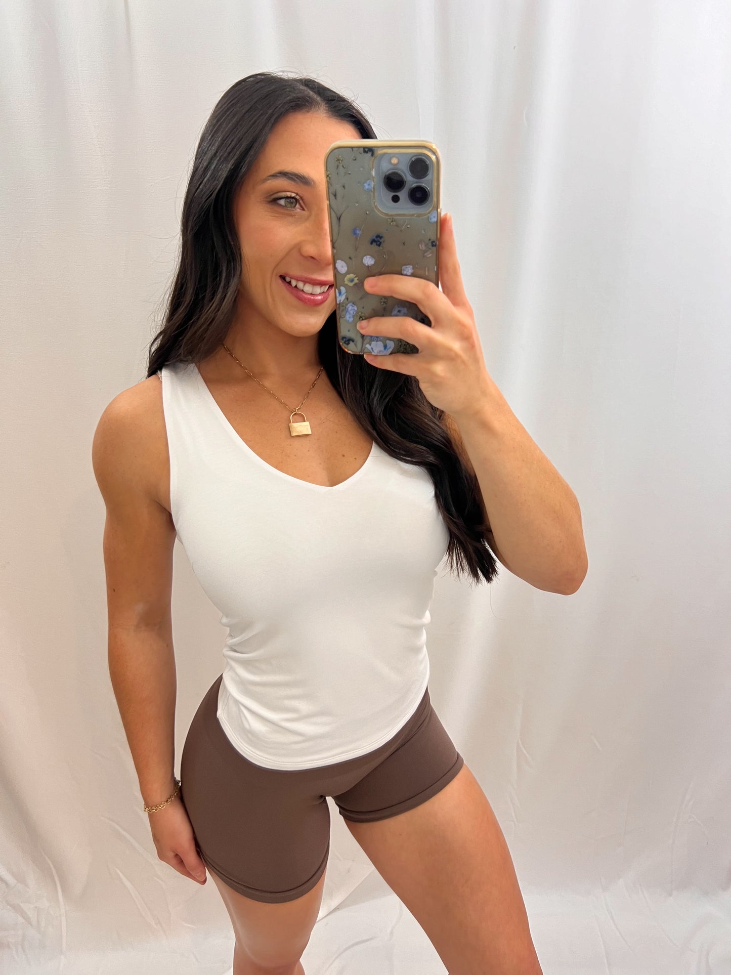 BASIC TANK OFF WHITE