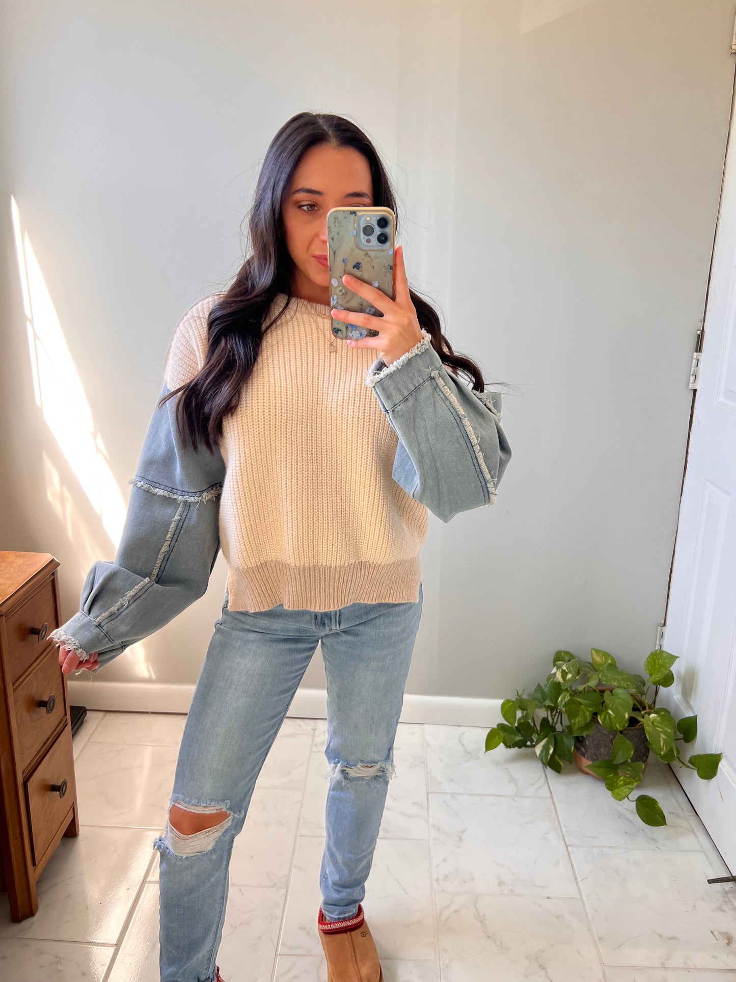 BLUEBERRY OATS SWEATER