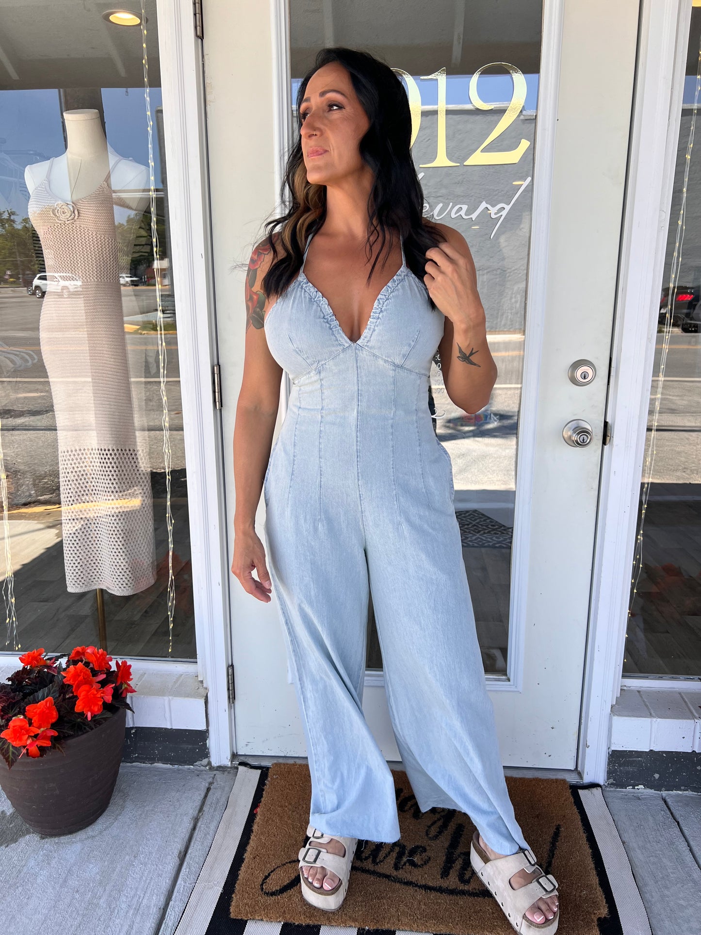 TIMELESS DENIM JUMPSUIT