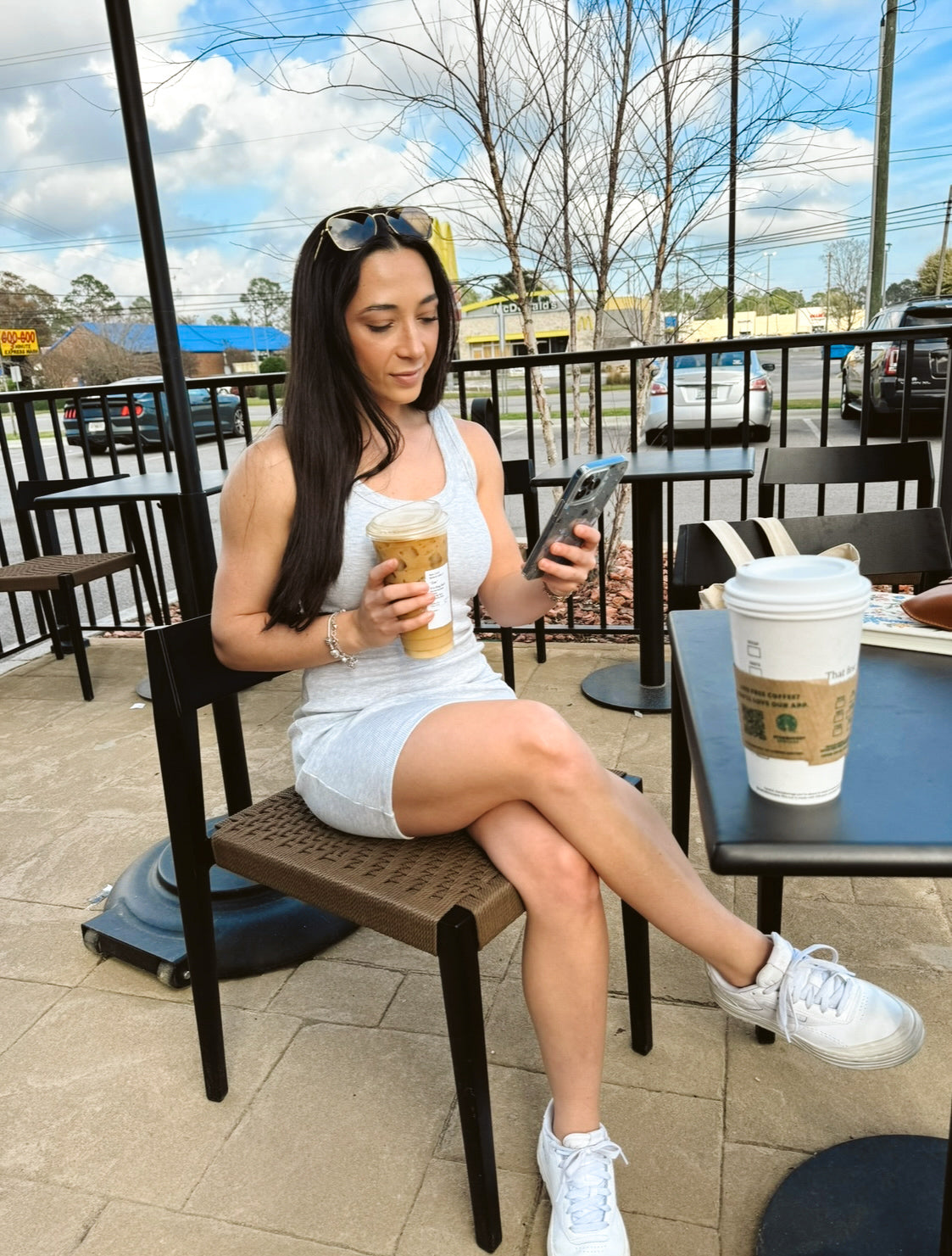 RIBBED MINI TANK DRESS