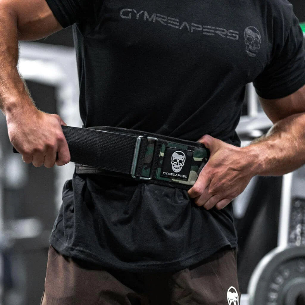 GYMREAPERS QUICK LOCKING WEIGHTLIFTING BELT | PREMIUM BACK SUPPORT