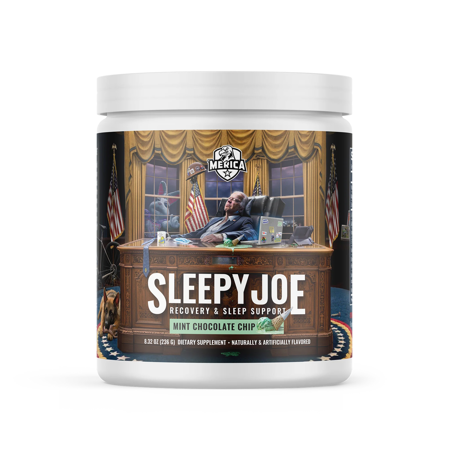 CHOCOLATE MINT ICE CREAM - SLEEPY JOE SLEEP & RECOVERY FORMULA - MERICA LABZ
