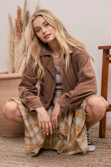 CORDUROY MOTO JACKET