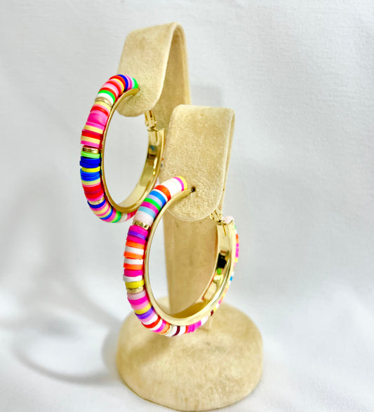 RUBBER BEAD HOOPS