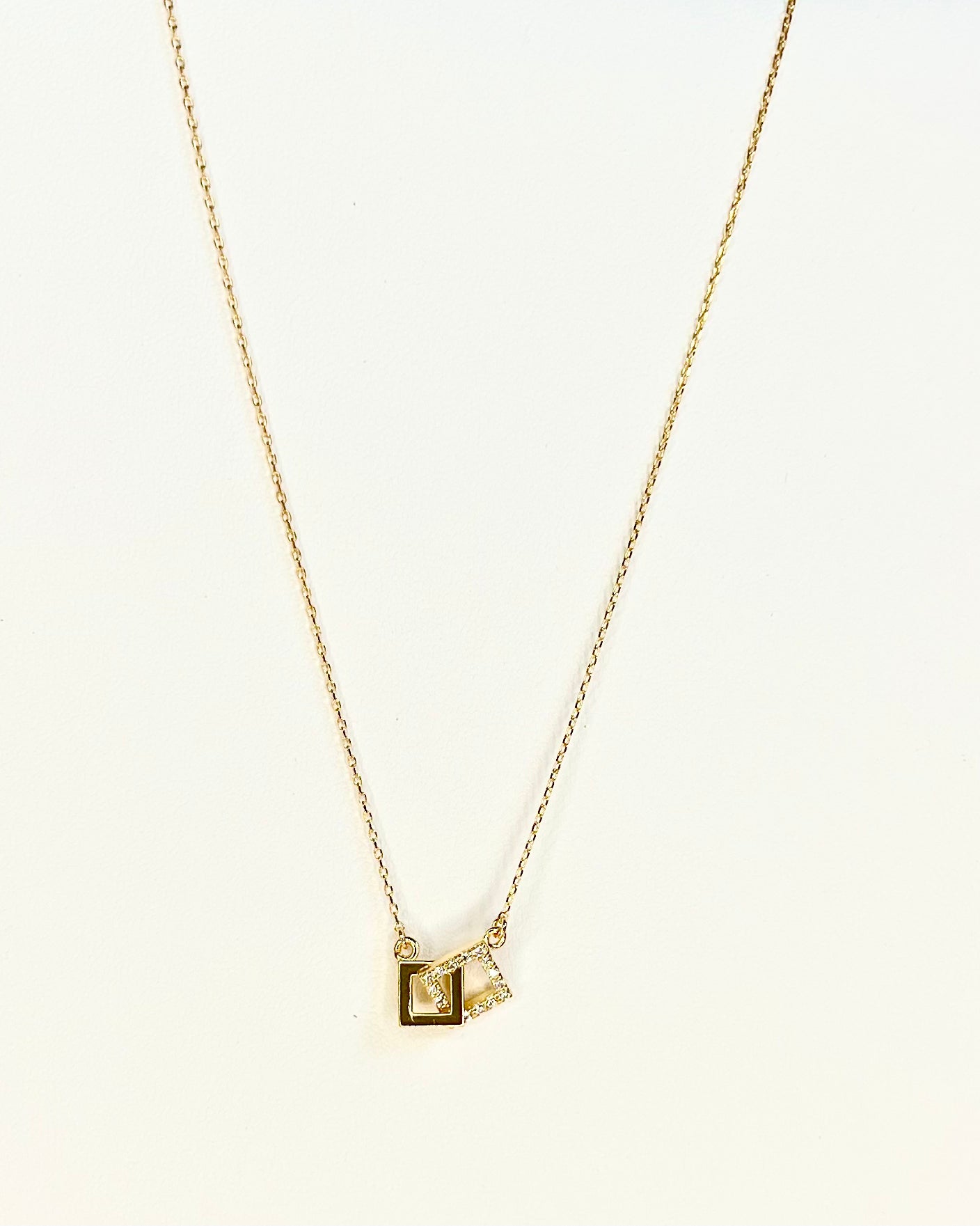 SQUARE LINK NECKLACE