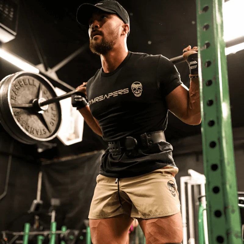 GYMREAPERS WEIGHT LIFTING BELT | 7MM LEATHER BACK SUPPORT
