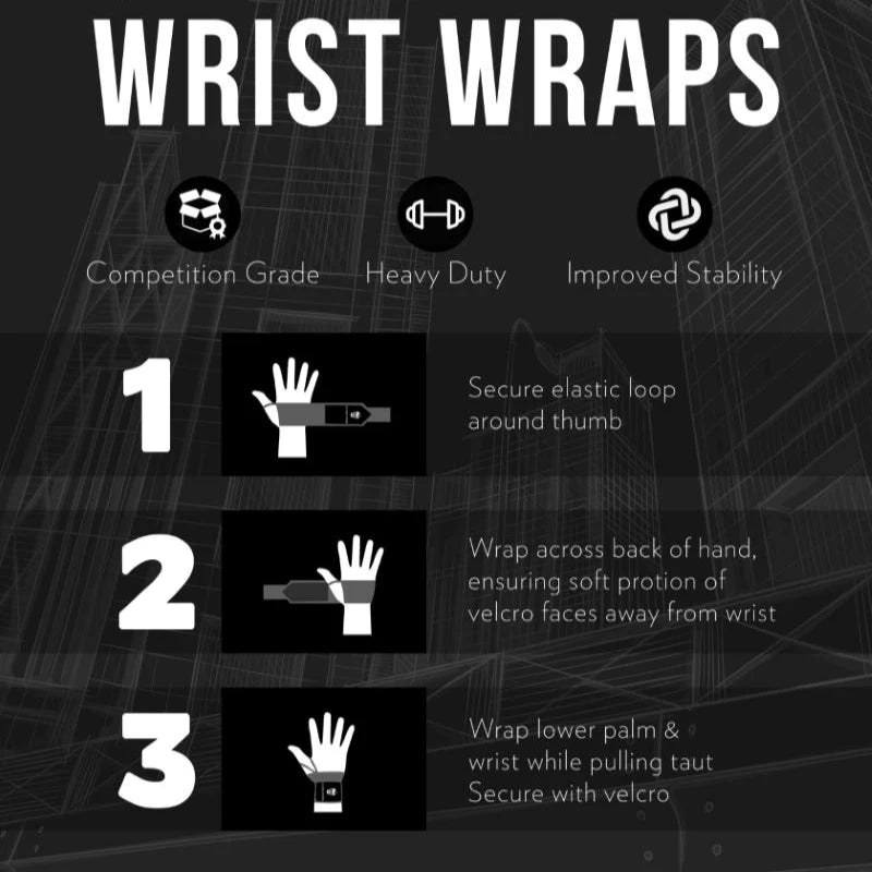 GYMREAPERS STIFF WRIST STRAPS | HEAVY DUTY WRIST STUPPORT