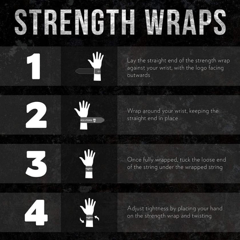 GYMREAPERS STRENGTH WRIST STRAPS | ADJUSTABLE SUPPORT