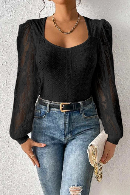 FRENCHY LACE BODYSUIT