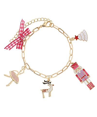 CHRISTMAS NUTCRACKER CHARM BRACELET