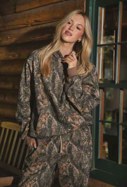 DARK WOODLAND CAMO HOODIE