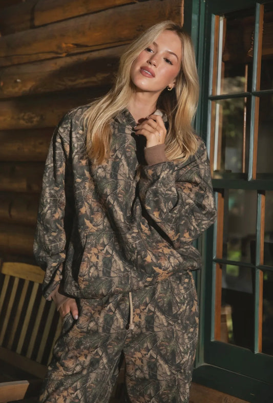 DARK WOODLAND CAMO HOODIE