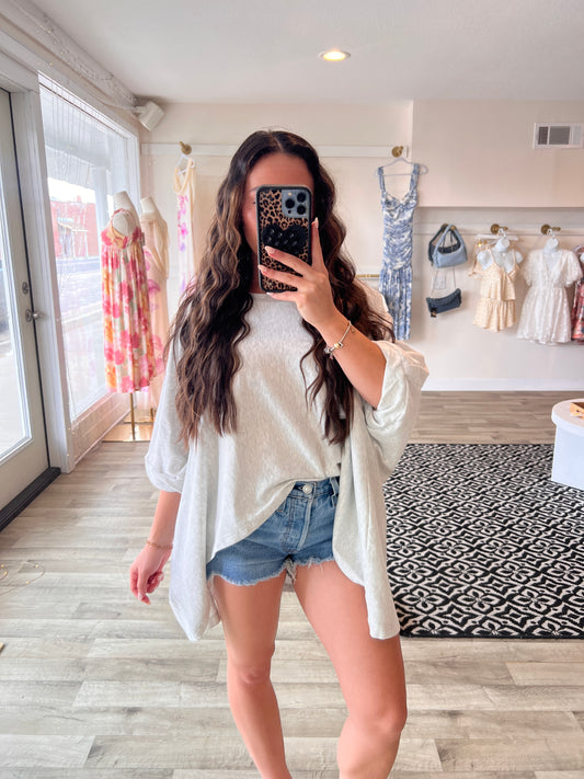 MUSE OFF DUTY-OVERSIZED TOP