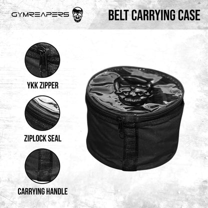 GYMREAPERS WEIGHT LIFTING BELT | 7MM LEATHER BACK SUPPORT
