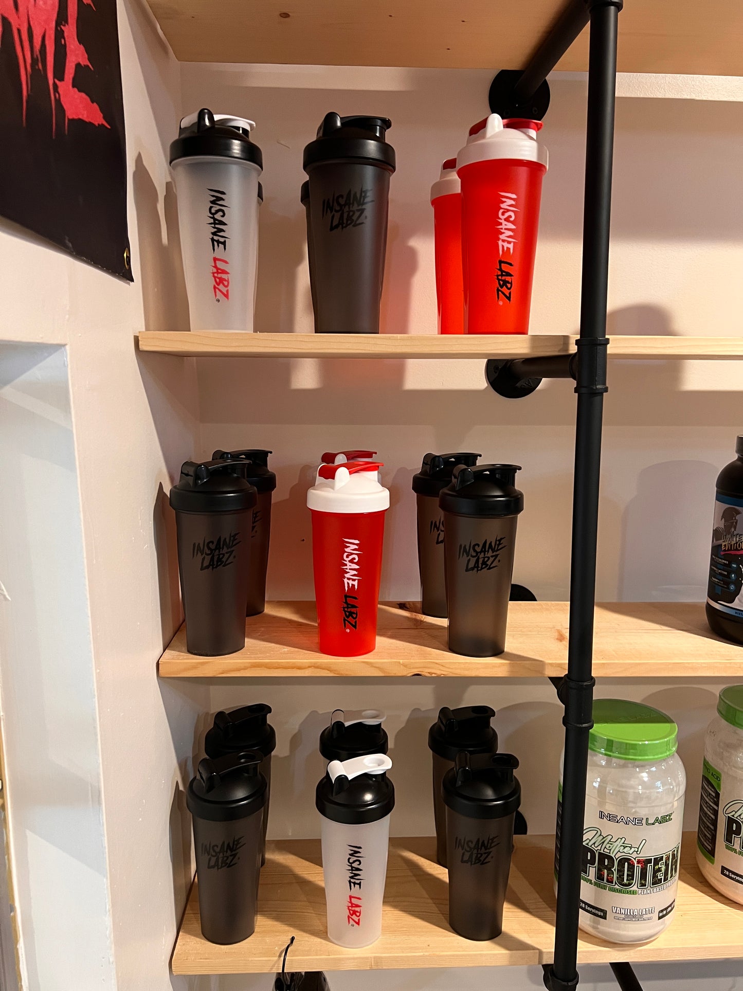 INSANE LABZ BLACK LOGO SHAKER