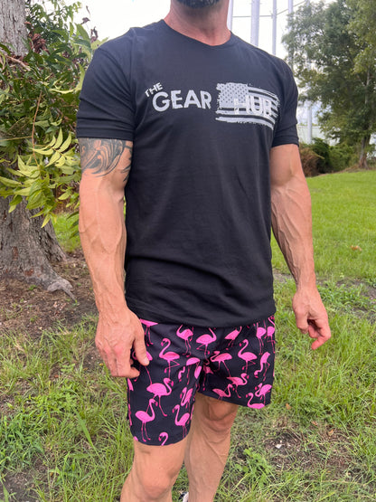 MEN'S PERFORMANCE TRAINING SHORTS V3 | 5.5" - FLAMINGO BLACK BDU CAMO