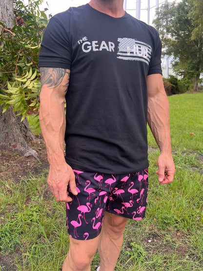 MEN'S PERFORMANCE TRAINING SHORTS V3 | 5.5" - FLAMINGO BLACK BDU CAMO