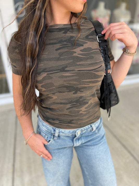 ONYX CAMO BABY TEE