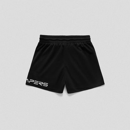 GYMREAPERS CORE MESH TRAINING SHORTS | BLACK/WHITE