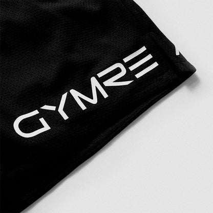 GYMREAPERS CORE MESH TRAINING SHORTS | BLACK/WHITE