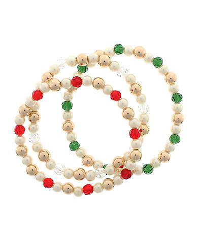 CHRISTMAS BRACELET SET OF 3
