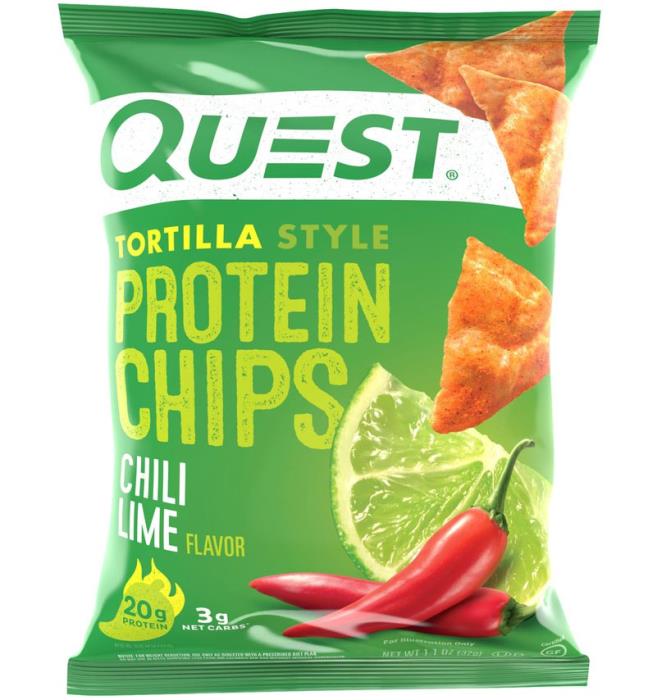 CHILI LIME QUEST TORTILLA CHIP 1.1 OZ