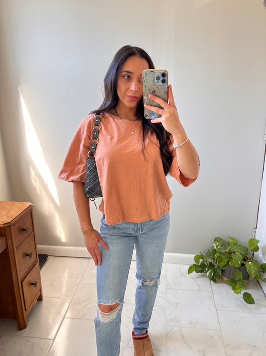 CORAL REEF BOXY TEE