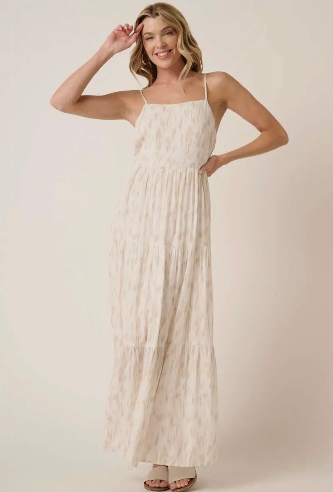 WHISPERING SANDS MAXI DRESS