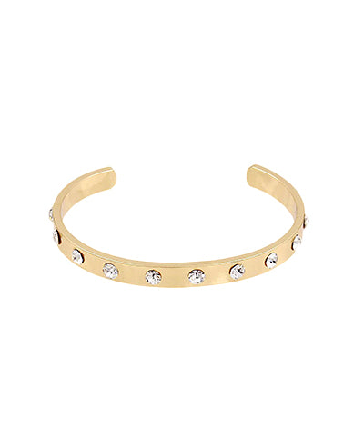 GOLD METAL CUFF BRACELET
