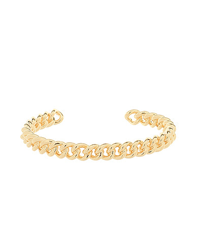 GOLD LINKED CHAIN CUFF