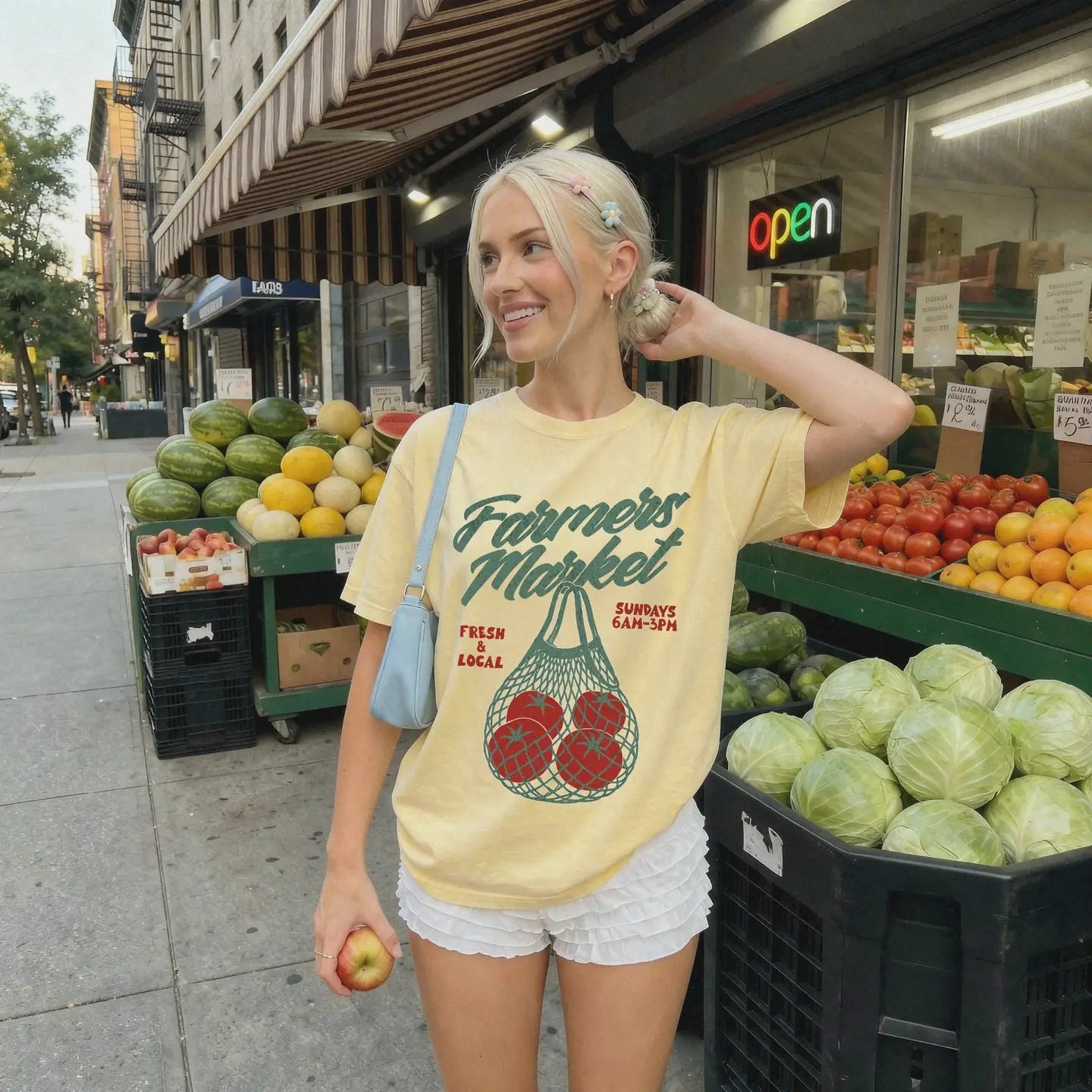 FARMERS MARKET GRAPHIC TEE
