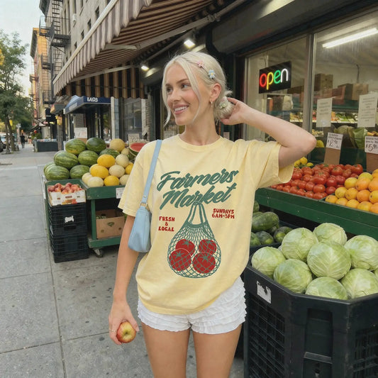 FARMERS MARKET GRAPHIC TEE