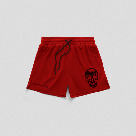 MESH TRAINING SHORTS - RED